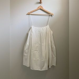 Free People White Trapeze Dress